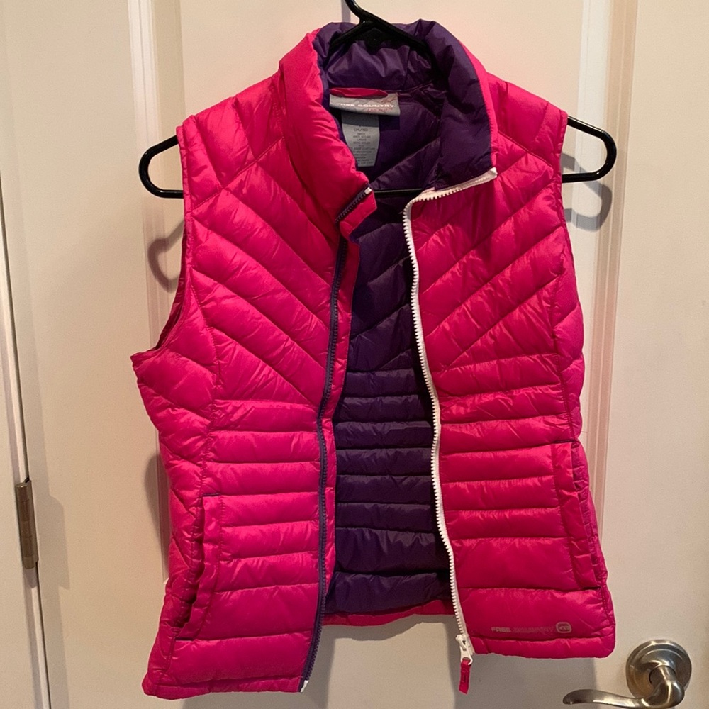 Girls 14-16 XL Pink/Purple Vest
